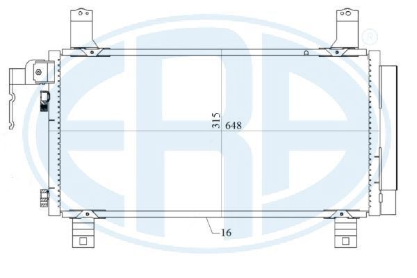 Kondensatorius, oro kondicionierius ERA 667154