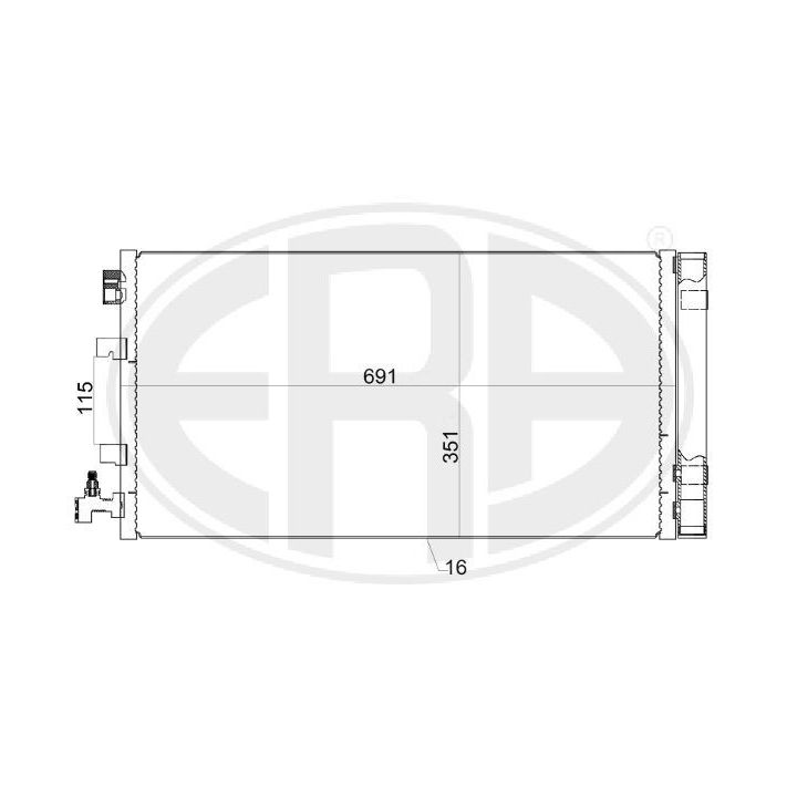 Kondensatorius, oro kondicionierius ERA 667155