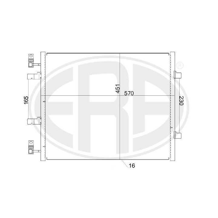 Kondensatorius, oro kondicionierius ERA 667156