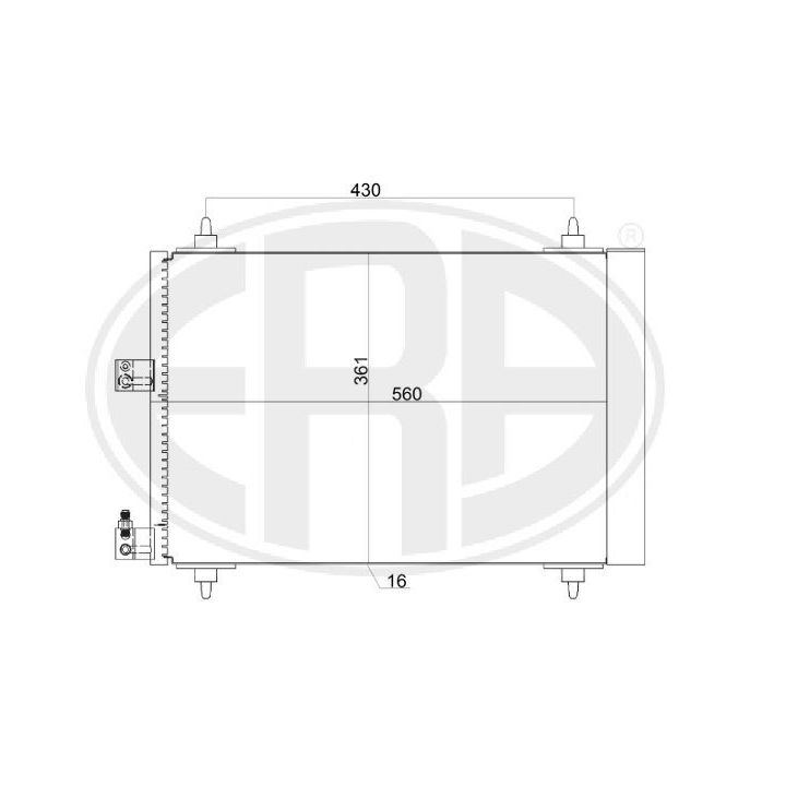 Kondensatorius, oro kondicionierius ERA 667159