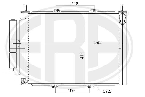 Kondensatorius, oro kondicionierius ERA 667164