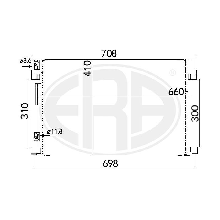 Kondensatorius, oro kondicionierius ERA 667165
