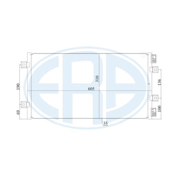 Kondensatorius, oro kondicionierius ERA 667166