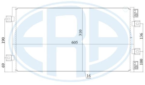 Kondensatorius, oro kondicionierius ERA 667166
