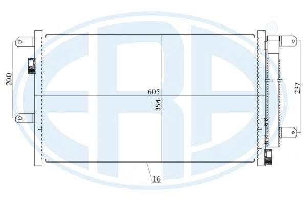 Kondensatorius, oro kondicionierius ERA 667171