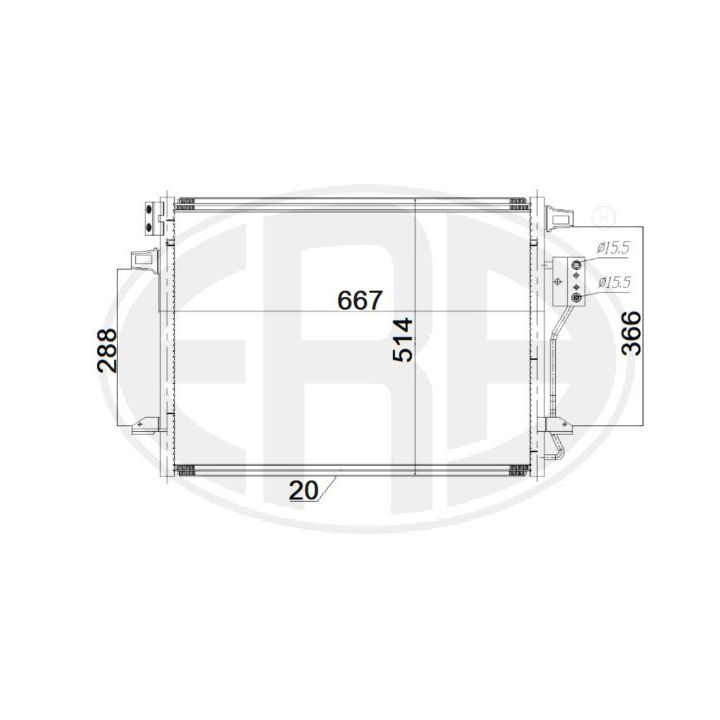 Kondensatorius, oro kondicionierius ERA 667186