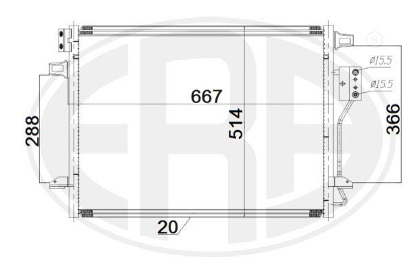 Kondensatorius, oro kondicionierius ERA 667186