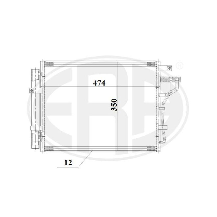 Kondensatorius, oro kondicionierius ERA 667192