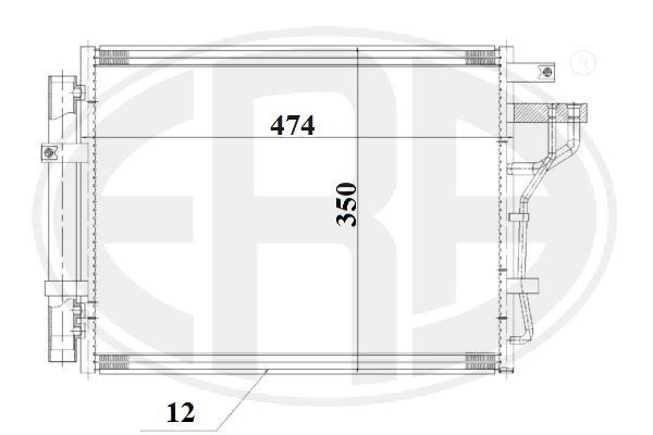Kondensatorius, oro kondicionierius ERA 667192
