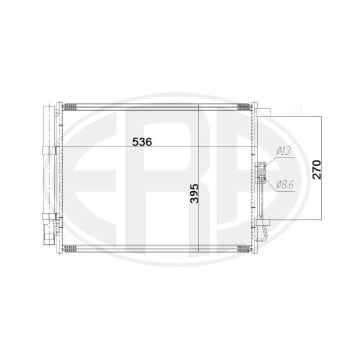 Kondensatorius, oro kondicionierius ERA 667193
