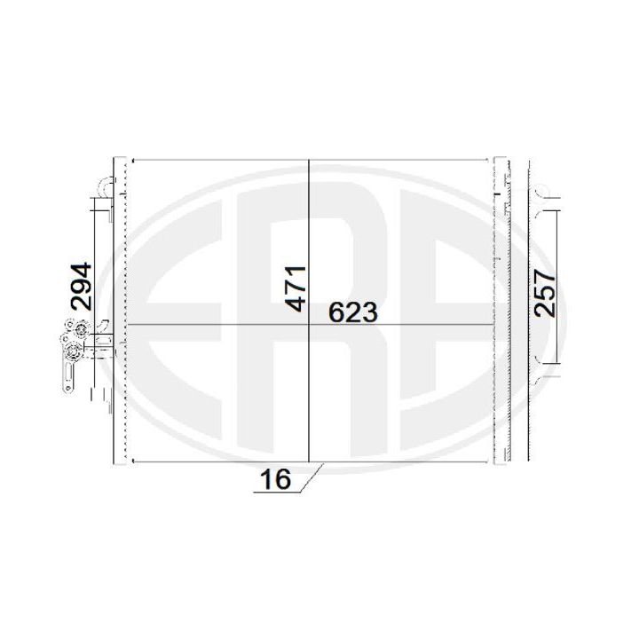Kondensatorius, oro kondicionierius ERA 667203