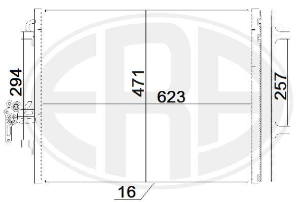 Kondensatorius, oro kondicionierius ERA 667203