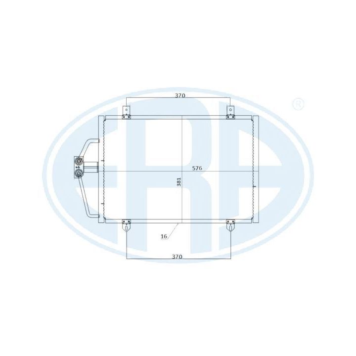 Kondensatorius, oro kondicionierius ERA 667210