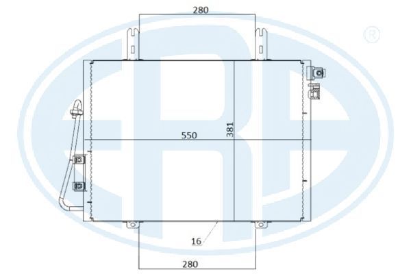 Kondensatorius, oro kondicionierius ERA 667211