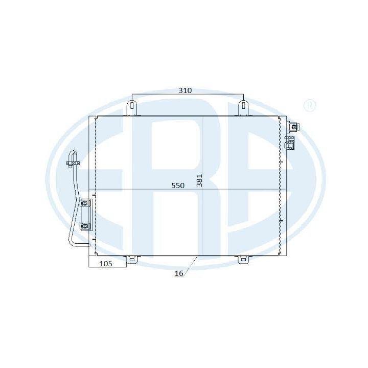 Kondensatorius, oro kondicionierius ERA 667214