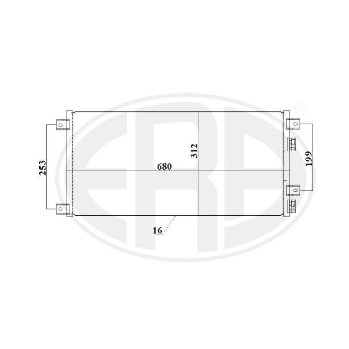 Kondensatorius, oro kondicionierius ERA 667221