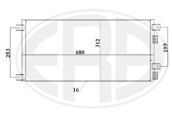 Kondensatorius, oro kondicionierius ERA 667221