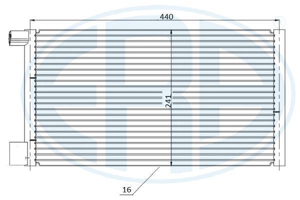 Kondensatorius, oro kondicionierius ERA 667226