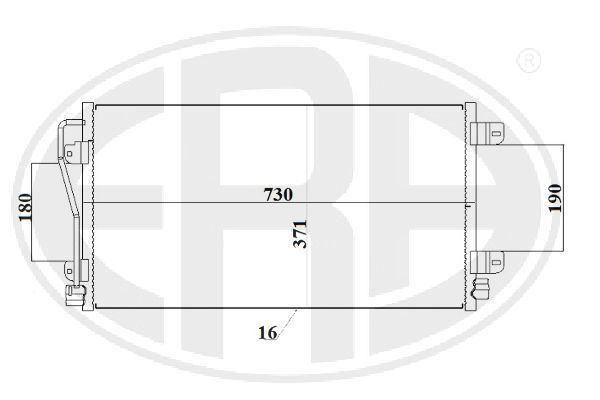 Kondensatorius, oro kondicionierius ERA 667237