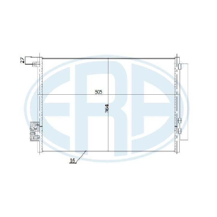 Kondensatorius, oro kondicionierius ERA 667271