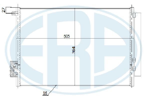 Kondensatorius, oro kondicionierius ERA 667271
