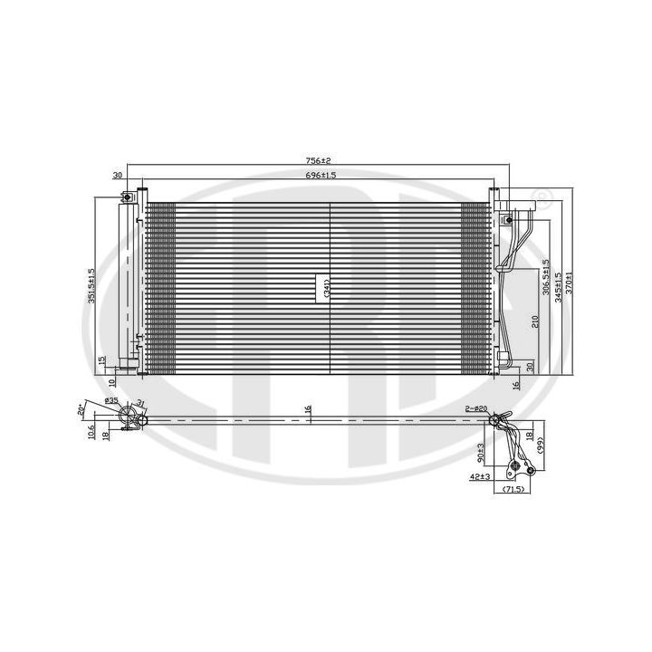 Kondensatorius, oro kondicionierius ERA 667292