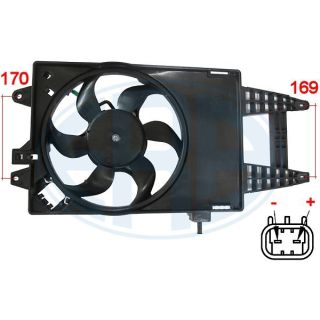 Ventiliatorius, radiatoriaus ERA 352004