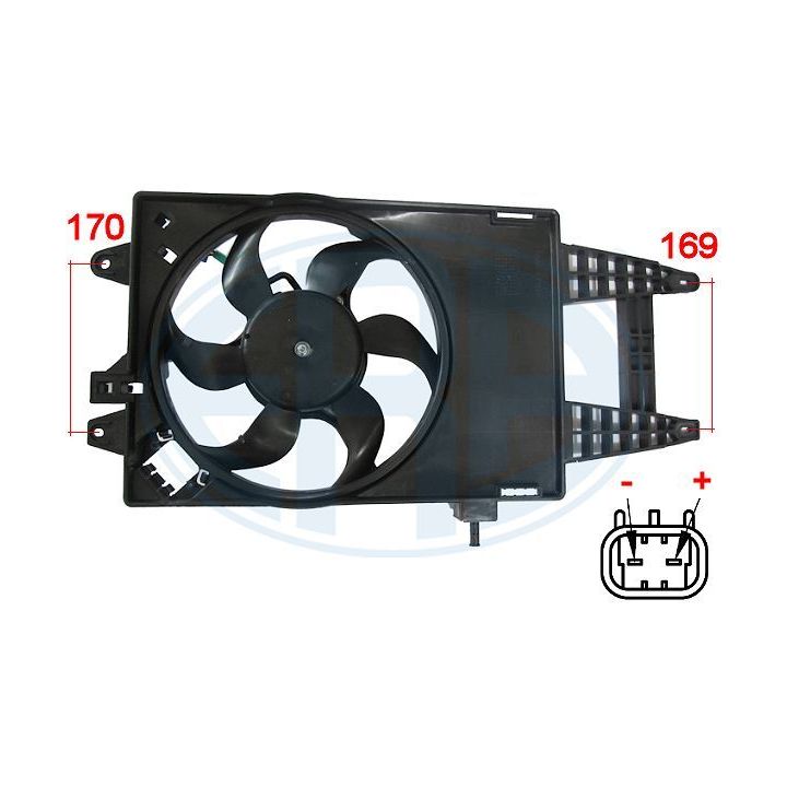 Ventiliatorius, radiatoriaus ERA 352004