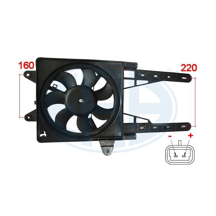 Ventiliatorius, radiatoriaus ERA 352005