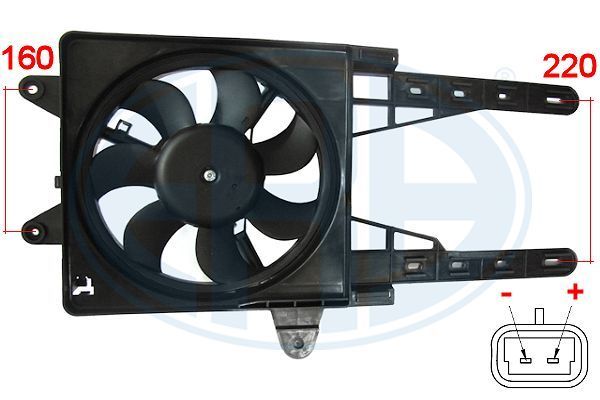 Ventiliatorius, radiatoriaus ERA 352005