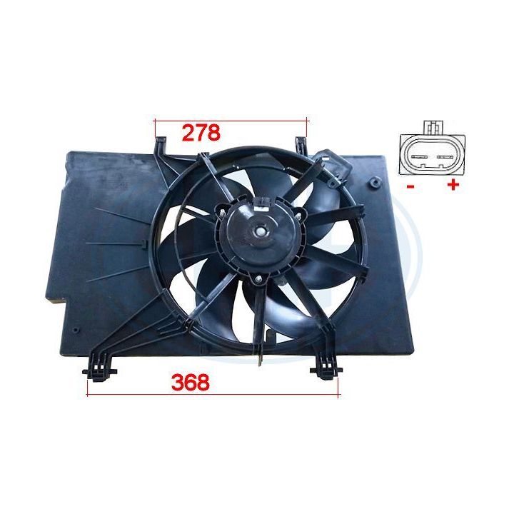 Ventiliatorius, radiatoriaus ERA 352008