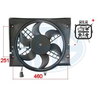Ventiliatorius, radiatoriaus ERA 352010