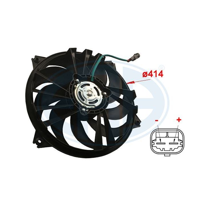 Ventiliatorius, radiatoriaus ERA 352011