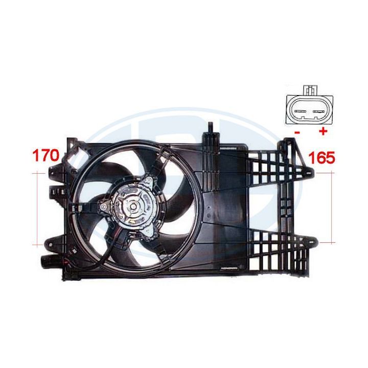 Ventiliatorius, radiatoriaus ERA 352014