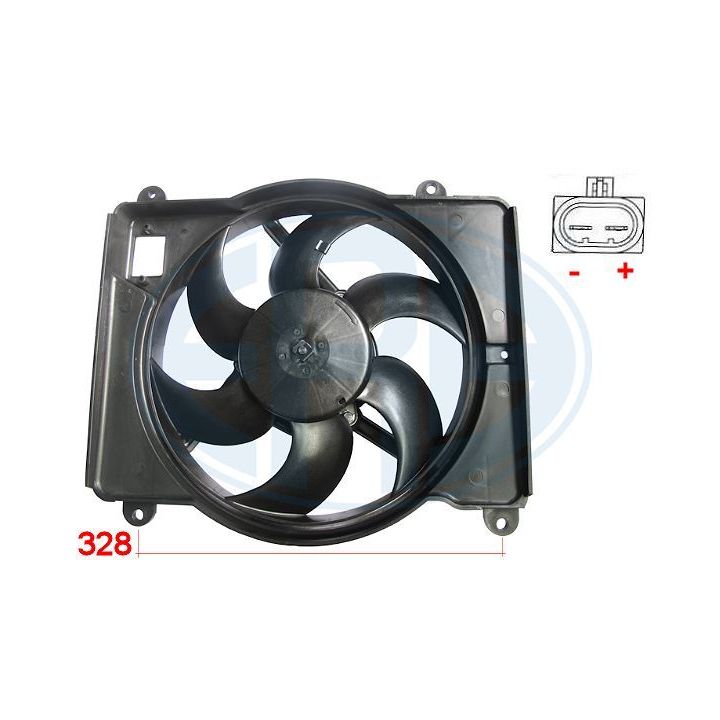 Ventiliatorius, radiatoriaus ERA 352019