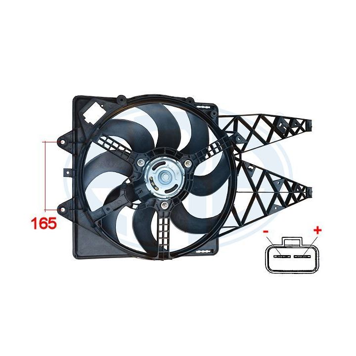 Ventiliatorius, radiatoriaus ERA 352054