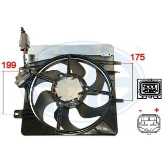 Ventiliatorius, radiatoriaus ERA 352055