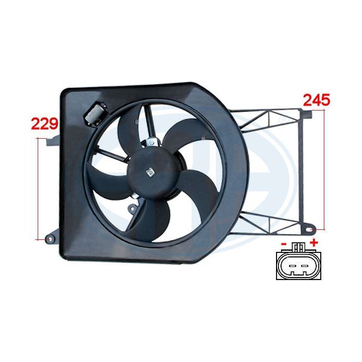 Ventiliatorius, radiatoriaus ERA 352056