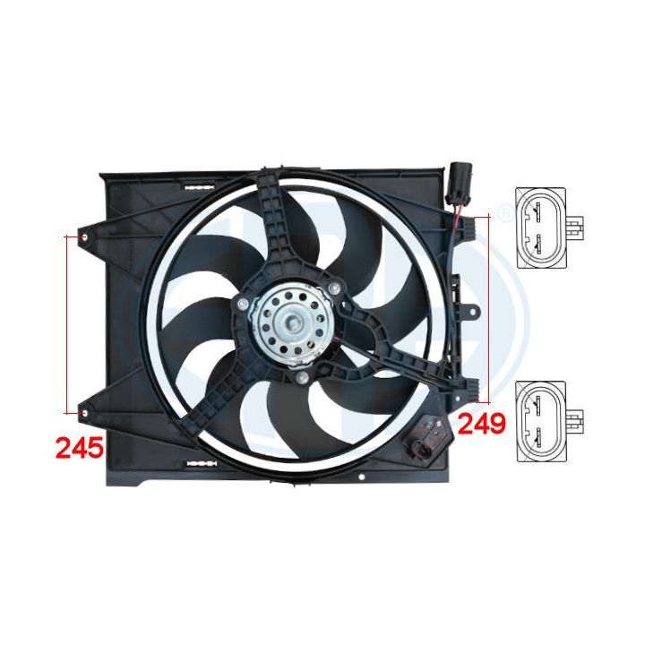 Ventiliatorius, radiatoriaus ERA 352068