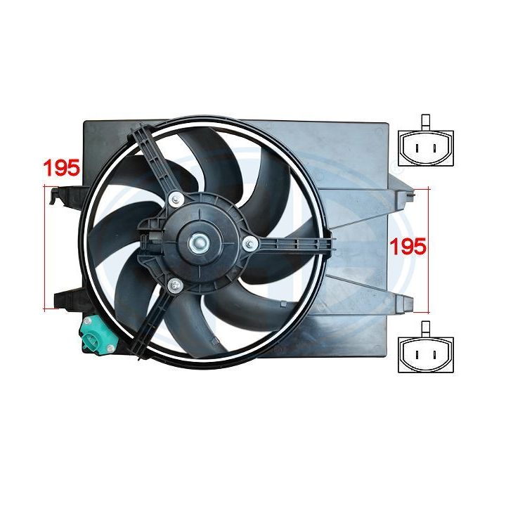 Ventiliatorius, radiatoriaus ERA 352070