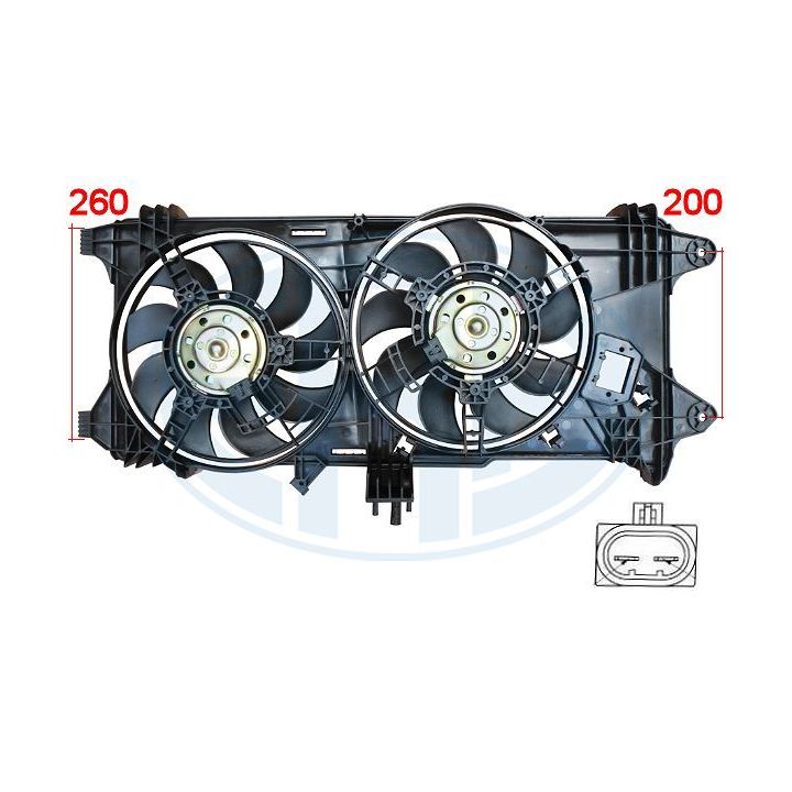 Ventiliatorius, radiatoriaus ERA 352073