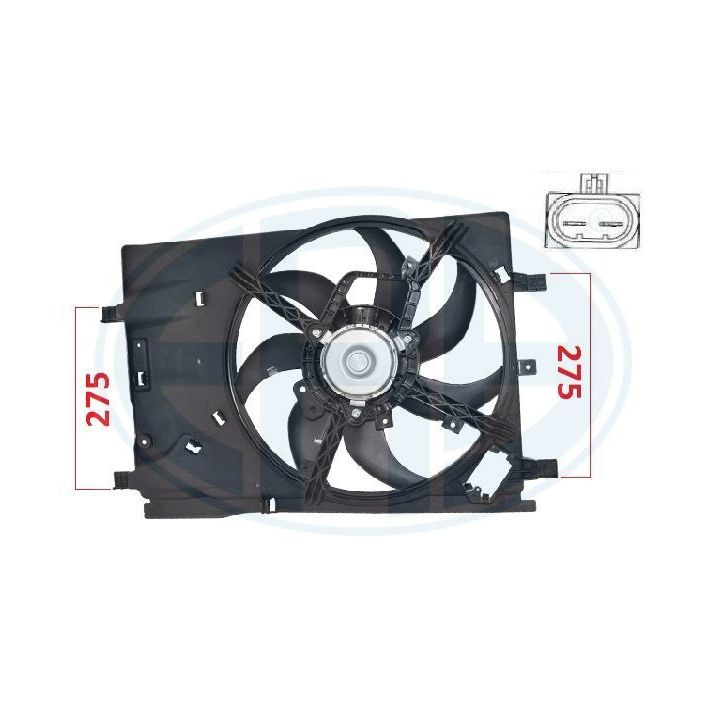 Ventiliatorius, radiatoriaus ERA 352077