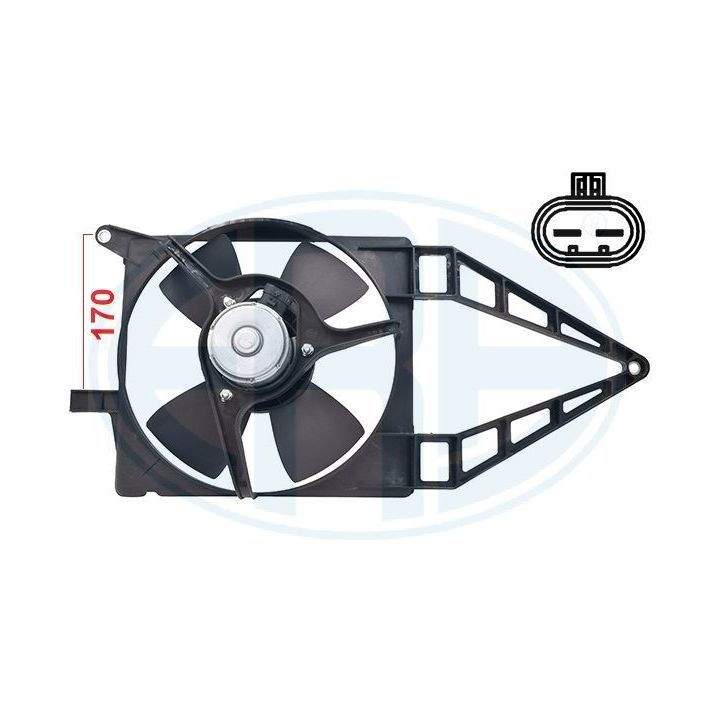 Ventiliatorius, radiatoriaus ERA 352080