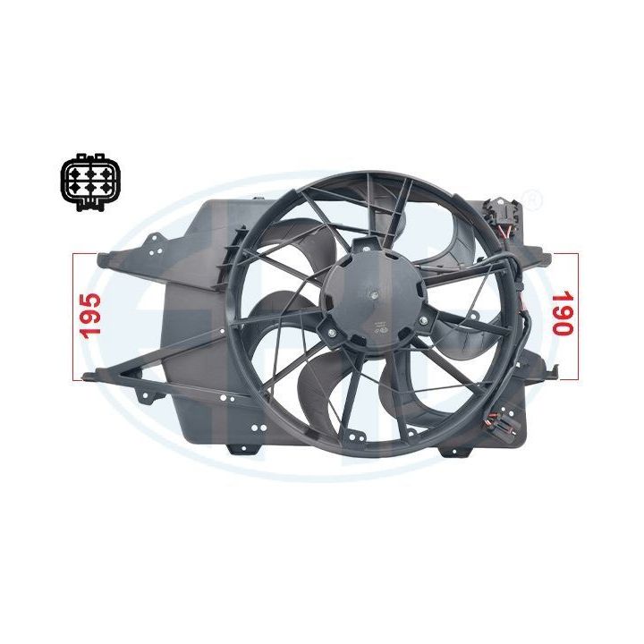 Ventiliatorius, radiatoriaus ERA 352082