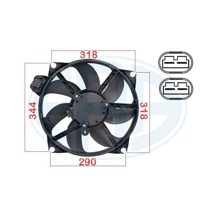 Ventiliatorius, radiatoriaus ERA 352084