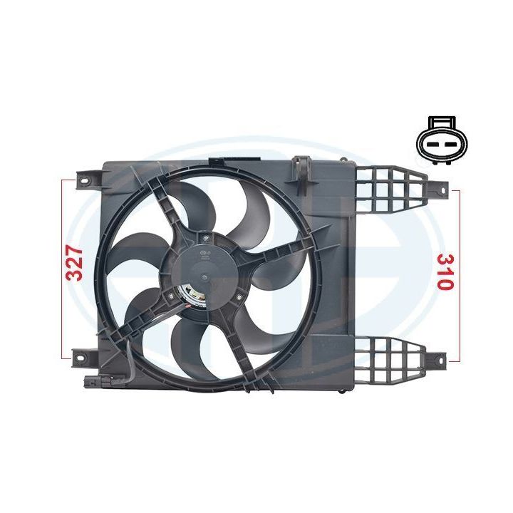 Ventiliatorius, radiatoriaus ERA 352088