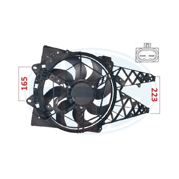 Ventiliatorius, radiatoriaus ERA 352093