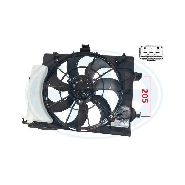 Ventiliatorius, radiatoriaus ERA 352101