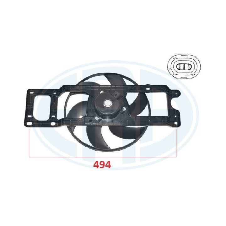 Ventiliatorius, radiatoriaus ERA 352102