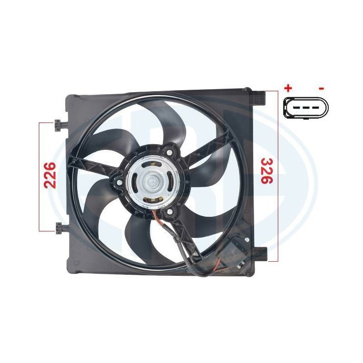 Ventiliatorius, radiatoriaus ERA 352122